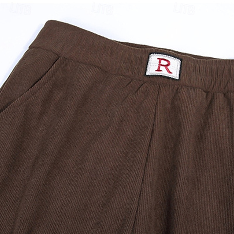 Per donna Pantaloni Eleganti Pantaloni Moda Streetwear Lunghezza intera Vita Alta Semplice Tasca Elastico in vita Traspirabilità Confortevole Streetwear Abbigliamento quotidiano Uscire Nero Marrone del 2025 a $16.99 –P8