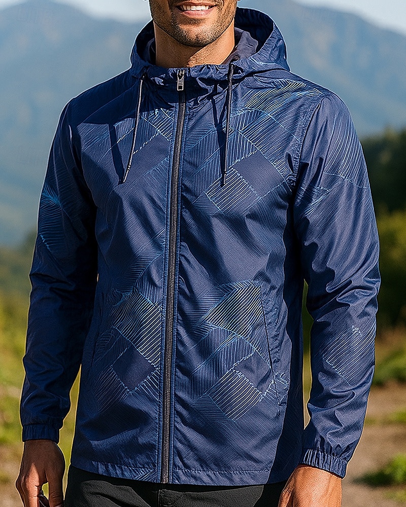 Hombre Chaqueta para senderismo Chaqueta rígida Al aire libre Impermeable Resistente al Viento Trajes de senderismo Ropa de senderismo Primavera Otoño Camiseta Caza Camping / Senderismo 2025 - $26.99 –P1