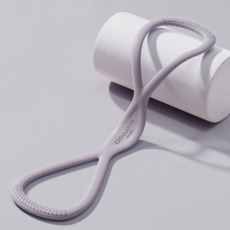 Bande de résistance pour le yoga 25 lb/35 lb, bande de fitness extensible, bandes d'exercice en forme de 8 polyvalentes, aide à la traction en forme de 8 pour la mobilité des épaules &développement du de 2025 ? $13.99 –P12