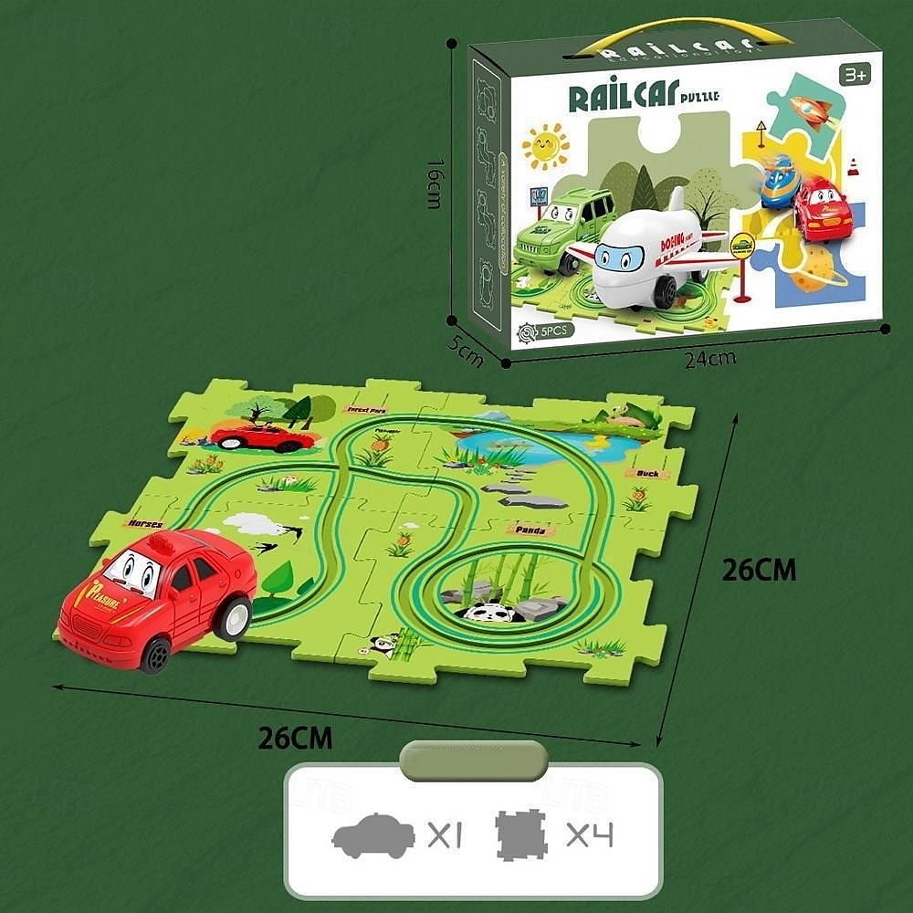 Circuit de course de wagons, chariot électrique à assembler soi-même pour enfants, jouet éducatif de 2025 ? $20.99 –P6