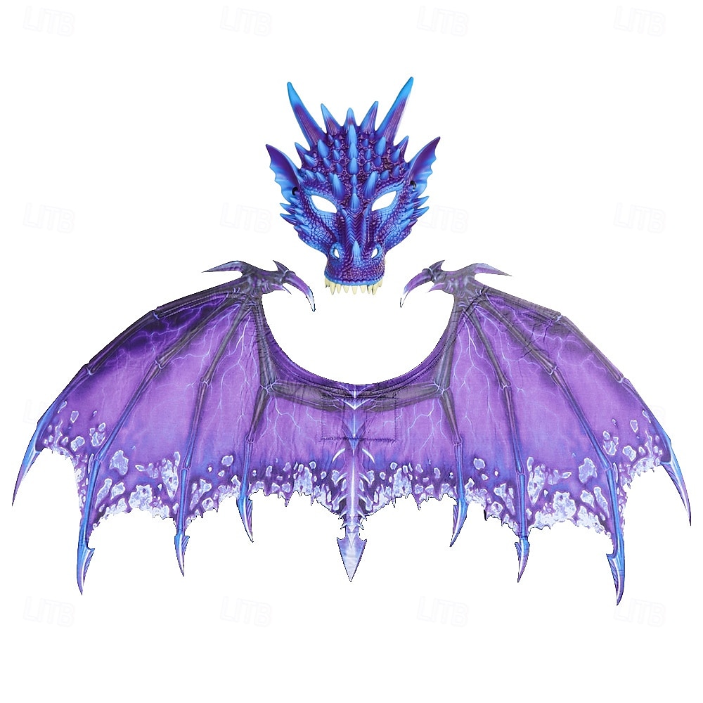 Drage Halloween Vinger Maske fantasi Halvt ansikt Voksne Herre Dame Unisex Halloween Karneval Ytelse Fest Enkle Halloween-kostymer Kle deg opp 2025 - $30.99 –P25