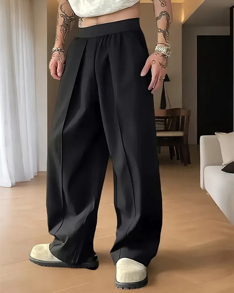 Per uomo Pantaloni Pantaloni casual Tasca Elastico in vita Semplice Comodità Sport all'Aperto Quotidiano Moda Casual Nero Grigio Micro-elastico del 2026 a $26.99 –P3