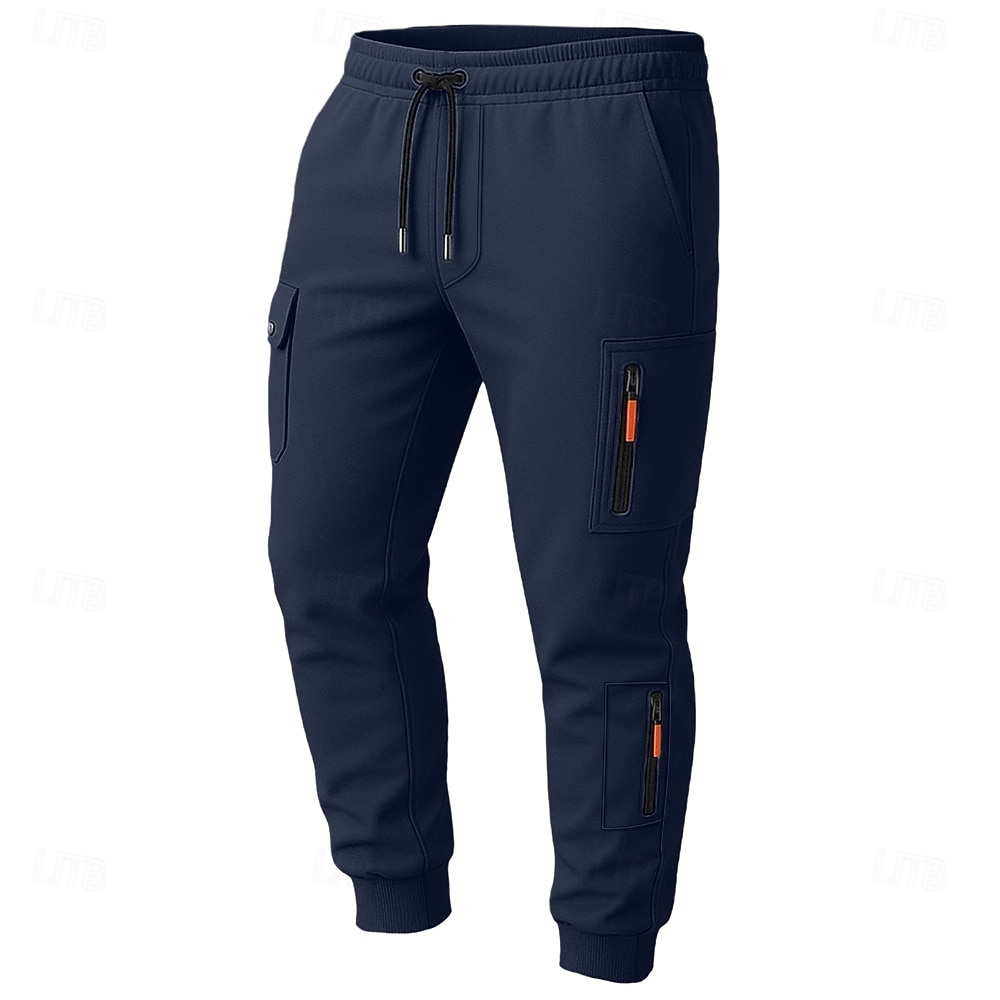 Men's Tactics Sweatpants Joggers Trousers Drawstring Pocket Elastic Waist Plain Comfort Sports Outdoor Daily Fashion Casual Black White Micro-elastic 2025 - $23.99 –P11