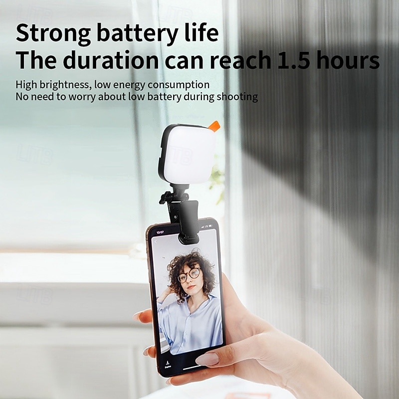 2025年 ミニビデオライト スマートフォン用 自撮り LED カメラライト 内蔵リチウム電池 iPhone iPad Samsung 各種写真用携帯電話用 コレクション – $18.99 –P8
