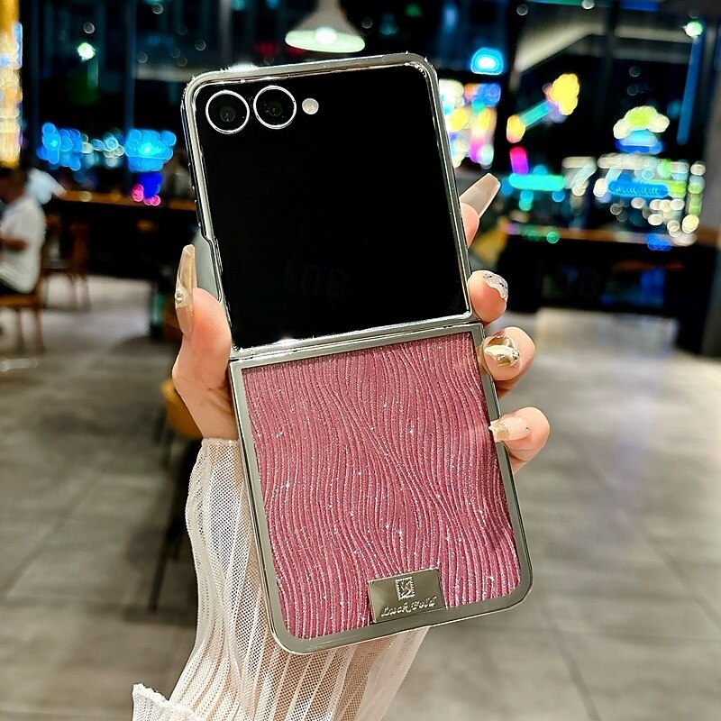 2025年 電話 ケース 用途 サムスンのギャラクシー Zフリップ7 Zフリップ6 Z Flip 5 Z Flip 4 バックカバー 耐衝撃 カラーグラデーション PC  コレクション – $12.99 –P7
