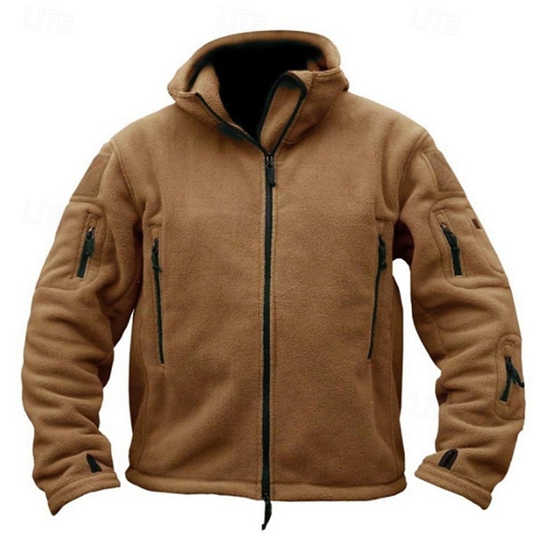 Per uomo Felpa con cappuccio Felpa con cappuccio a zip intera Felpa con cappuccio in pile Felpa con cappuccio tattica Nero Verde militare Cachi Grigio Con Cappuccio Semplice Tasca Sport & Outdoor del 2025 a $27.99 –P2