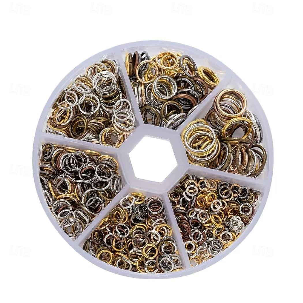 960 ks spojovacích kroužků s O-kroužky – kovové otevřené kroužky pro výrobu šperků, náramků, náušnic &náhrdelníky 2026 - $13.99 –P13