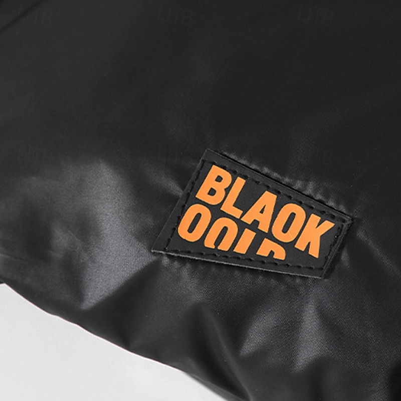 Pánské Puffer Vesta Kamizelka Vesta Dovolená Denní Rande Módní Na běžné nošení Podzim zima Kapsy Polyester Zahřívací Pohodlné Pevná barva Zip Stojáček Běžný Černá Vesta 2025 - $27.99 –P8