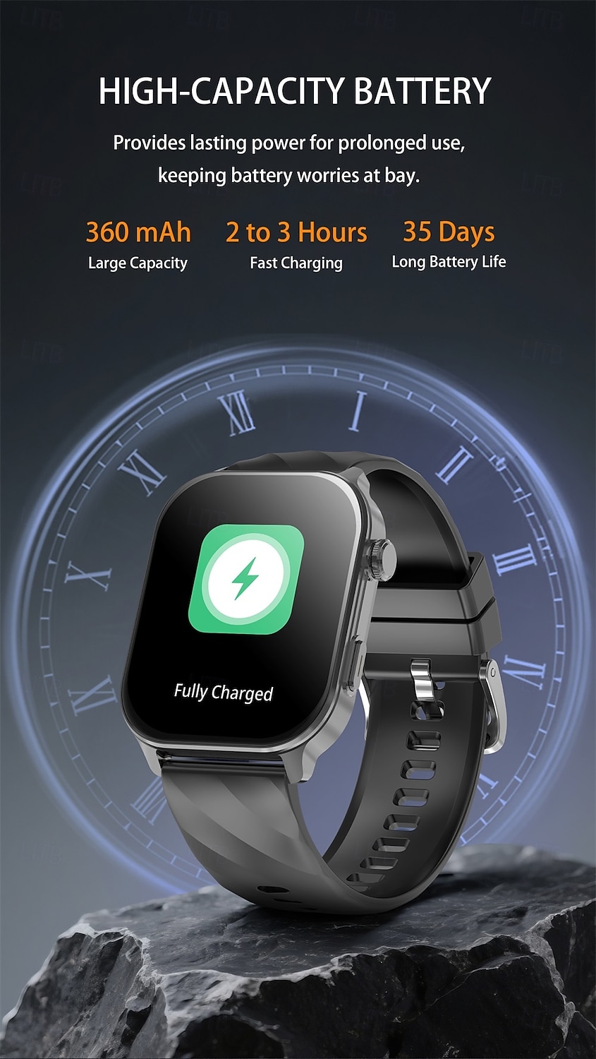 LC211 Smart Watch 2.01 inch Smartwatch Fitness Running Watch Bluetooth Temperature Monitoring Pedometer Call Reminder Compatible with Android iOS Women Men GPS Long Standby Hands-Free Calls IPX-5 2025 - $47.99 –P11