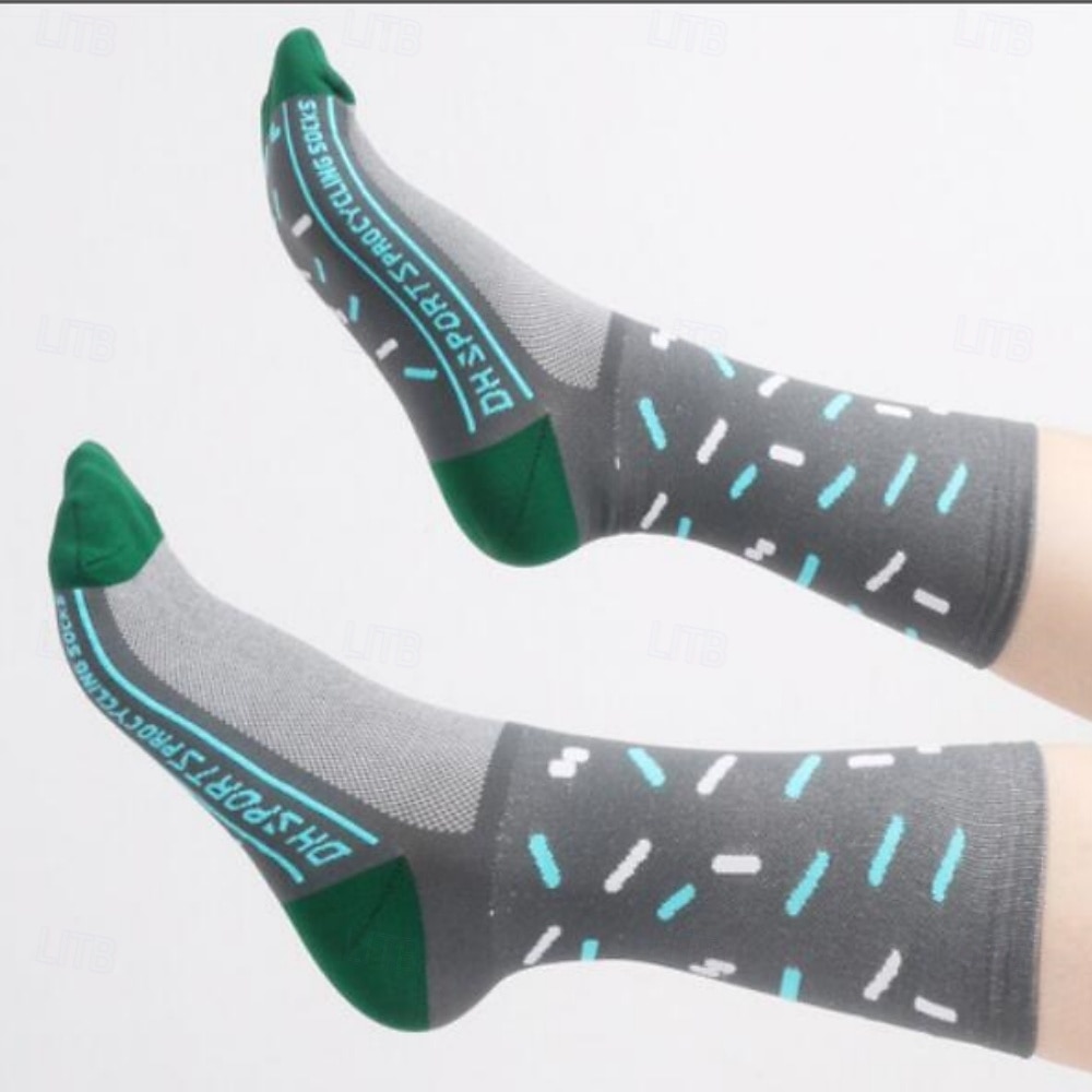 Calcetines Calcetines Ciclismo Calcetines de bicicleta Calcetines deportivos Calcetines atléticos Camping / Senderismo Senderismo Ejercicio al Aire Libre Bicicleta / Ciclismo Alta elasticidad Cómodo 2025 - $11.49 –P9