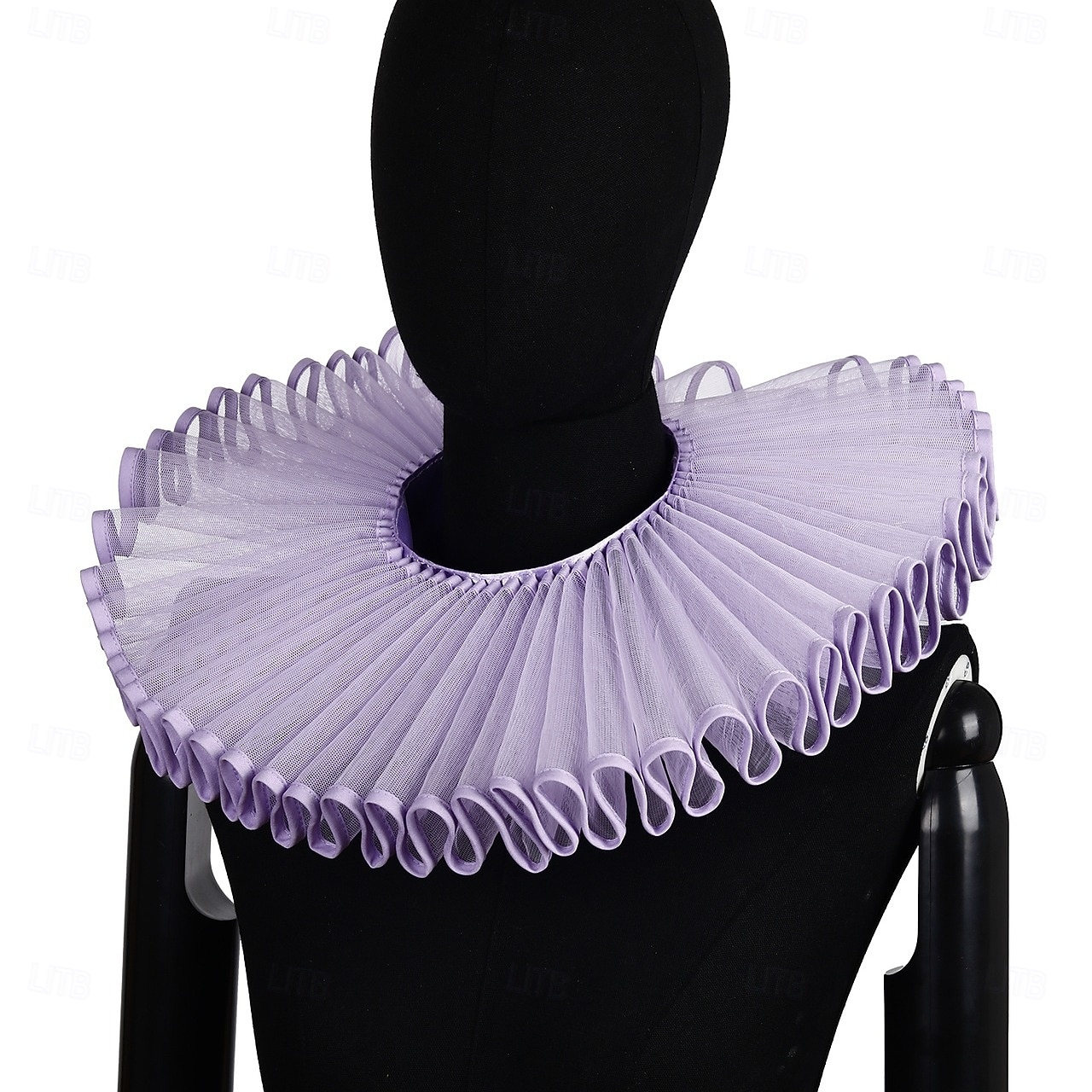 Vampire White Ruffle Rococo Victorian Renaissance Elizabethan Ruffle Collar Vampire Circus ...