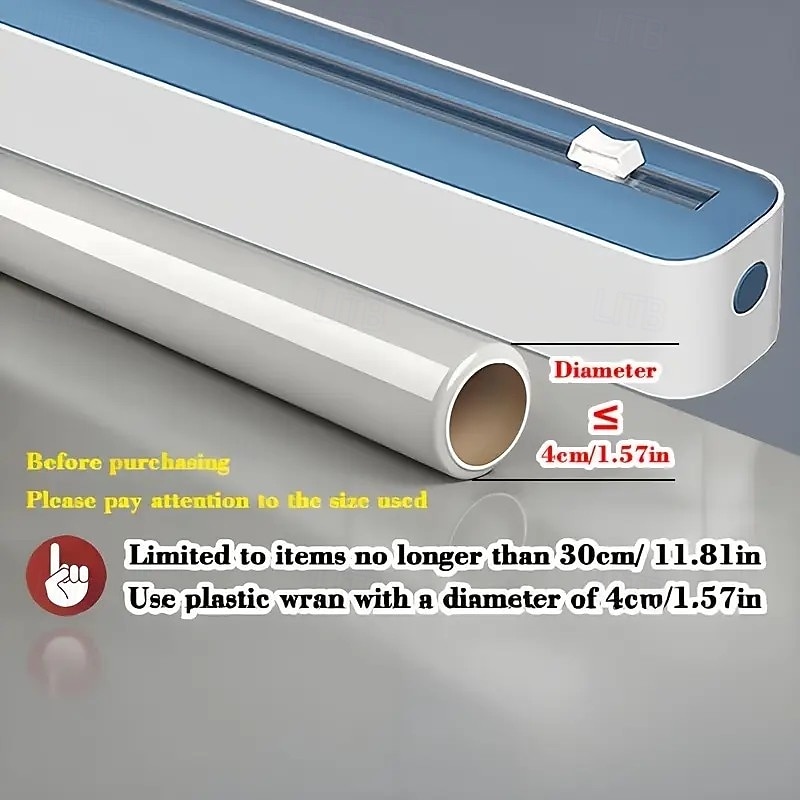 1 taglierina per imballaggi in plastica a doppia funzione – sigillante da cucina multiuso per plastica, alluminio, carta da forno e carta oleata – riutilizzabile e resistente, nero &design bianco del 2026 a $15.99 –P6