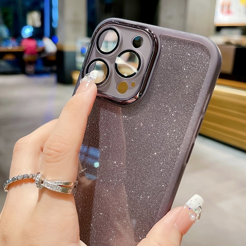 τηλέφωνο tok Για iPhone 17 Pro Max 17 Air 16 15 14 Pro Max Plus 16e 13 Pro Max Πίσω Κάλυμμα Bling Glitter Shiny Ανθεκτική σε πτώσεις Διαβάθμιση χρώματος Σιλικόνη 2025 - $6.99 –P11