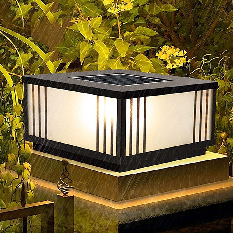 Lampada da esterno a LED, lampada da terra impermeabile, per cortile, portico, patio, esterno, terrazza, garage, cortile, lanterna da terra esterna del 2025 a $199.99 –P4