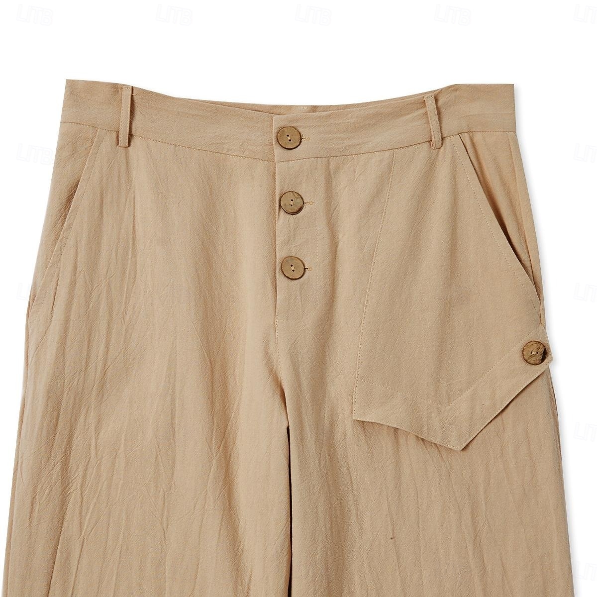 Męskie Lniane spodnie Spodnie Letnie spodnie Przednia kieszeń Prosta noga Równina Komfort Oddychający Pełna długość Na zewnątrz Codzienny Święto Urlop Moda Biały Niebieski Nieelastyczny 2026 - $28.99 –P10