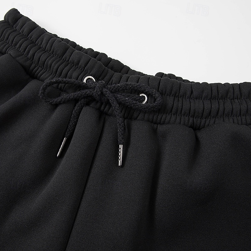 Per uomo Pantaloni da tuta Pantaloni Pantaloni da Tuta Cargo Pantaloni della tuta a gamba dritta Coulisse Tasca Elastico in vita Semplice Comodità Sport all'Aperto Quotidiano Moda Casual Nero Bianco del 2025 a $17.99 –P3