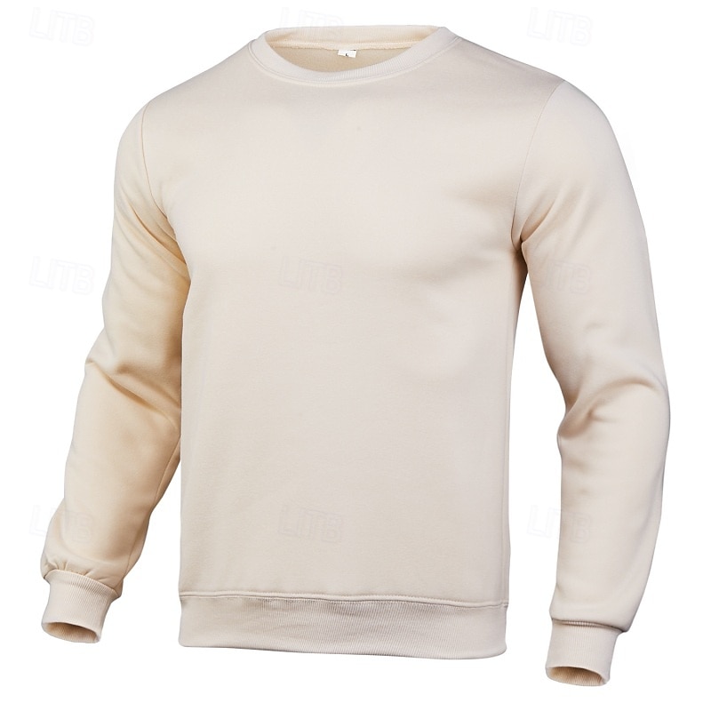 Per uomo Maglia Felpa in pile Maglione Felpa con cappuccio foderata in pile Nero Bianco Giallo Rosa Rosso Girocollo Semplice Sport & Outdoor Casuale Quotidiano Poliestere Streetwear Cool del 2025 a $8.49 –P2