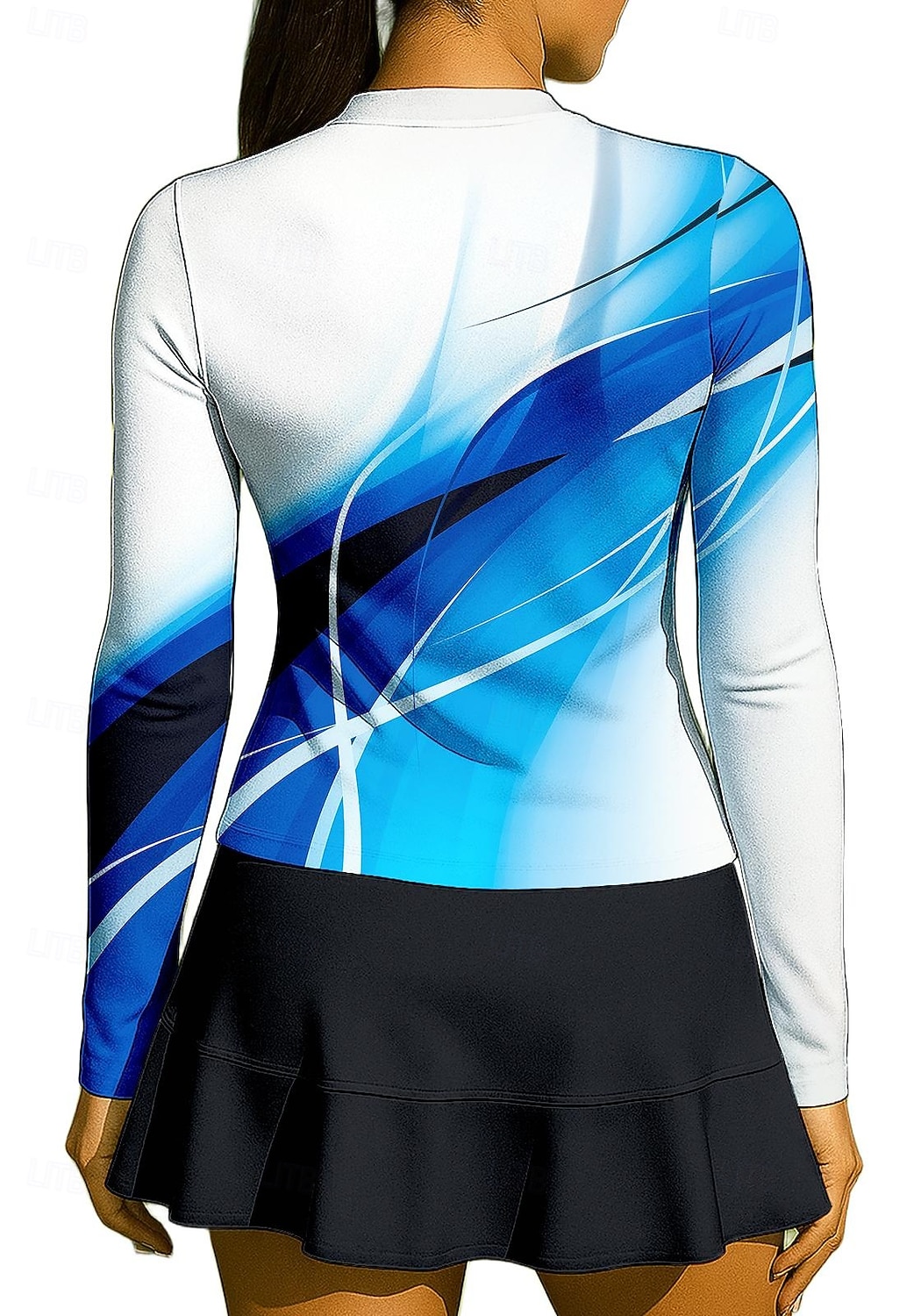 Damskie Geometryczny Gradient Koszulka sportowa Koszulka do tenisa Góra tenisowa Długi rękaw Zamek Kwiaty UPF50+ Odporny na UV Wysoka elastyczność Odprowadza wilgoć Oddychający Siatkówka Bransoletka 2026 - $20.99 –P2