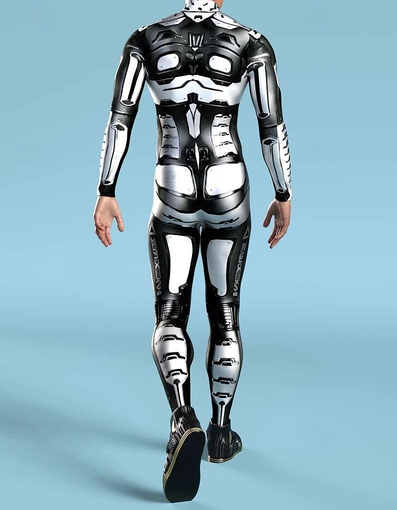 Trajes Zentai estampados Traje de cosplay Body Estampado Disfraz de carnaval Traje de Cuerpo Completo Hombre Mujer Disfraz Sexy Víspera de Todos los Santos Traje para Rendimiento Fiesta Mascarada 2025 - $29.99 –P19