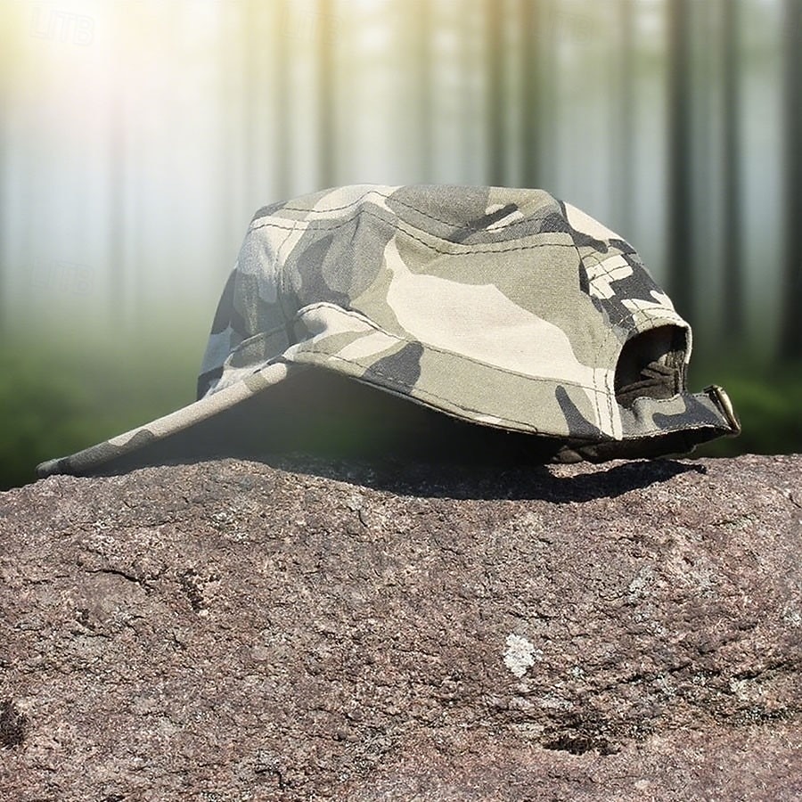 Муж. Бейсболка Серебристо-серый Хлопок Современный современный Армия на открытом воздухе Для занятий спортом Велоспорт / велосипед АРМИЯ На открытом воздухе На каждый день Удобный 2026 - $14.99 –P2