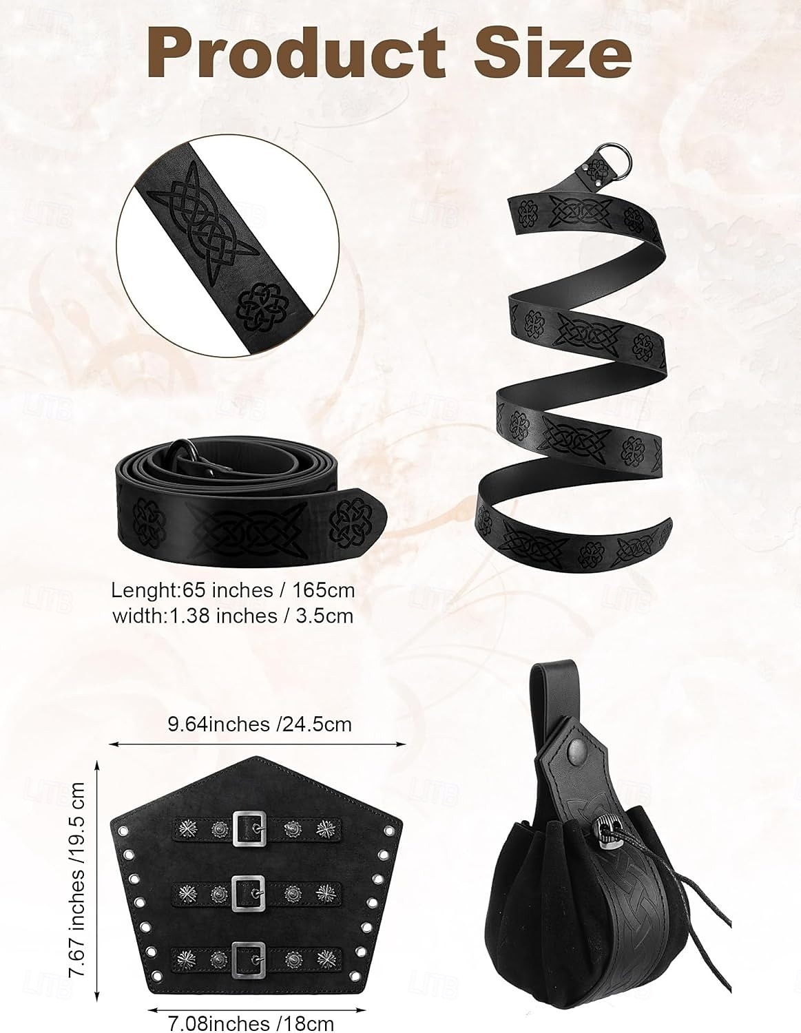 רטרו\וינטאג' ימי הביניים רנסנס מִכְנָסַיִים תלבושות חגורת מותניים פיראט ויקינג תחפושות בגדי ריקוד גברים ויקינג האלווין (ליל כל הקדושים) קרנבל נשף מסכות הצגה נשף מסכות LARP מבוגרים חולצה מכנסיים חגורה 2026 - $74.99 –P15