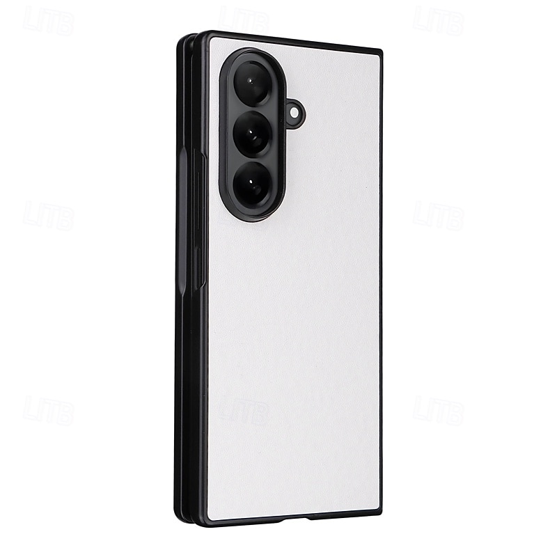 telefono Custodia Per Samsung Galaxy Piegatura a Z 7 Z Fold 6 Z Fold 5 Z Fold 4 Copertura Posteriore Resistente agli urti Retrò TPU Pelle PU del 2025 a $9.99 –P3