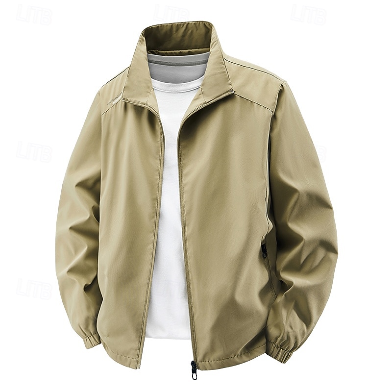 Ανδρικά Σακάκι Casual Jacket ΕΞΩΤΕΡΙΚΟΥ ΧΩΡΟΥ Διακοπές Ζεστό Φερμουάρ Τσέπη Φθινόπωρο Χειμώνας Σκέτο Μοντέρνα Κομψό στυλ street Όρθιος γιακάς Κανονικό Μαύρο Θαλασσί Πράσινο του τριφυλλιού Χακί Γκρίζο 2026 - $50.99 –P2