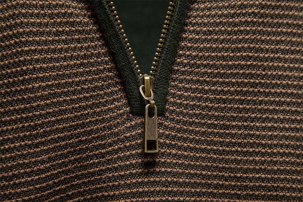 Herren Pullover Zopfmuster Stricken Normale Oberteile Halber Reißverschluss Farbblock Geometrisch Stehkragen Elegant Vintage Schule Urlaub Bekleidung Frühling Herbst Grün Armeegrün S M L 2026 - $53.99 –P20