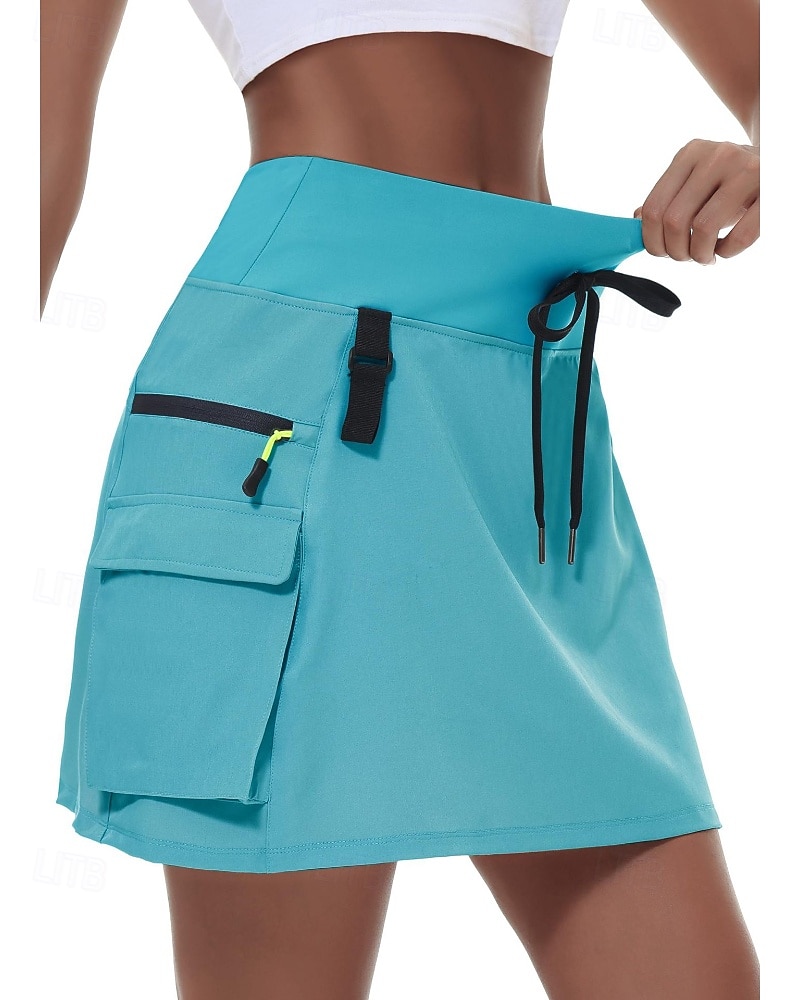 Dam Kjol Ledigt Ovanför knäet Mellanhög midja Kjolar Färgblock Lappverk Microelastisk Semester Gata Svart Vit Gul Mandel Höst Polyester 2025 - $25.99 –P10