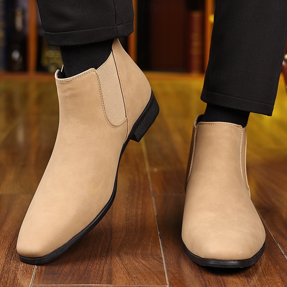 Botines Chelsea para hombre: botines informales de negocios para uso diario y de oficina. 2025 - $64.99 –P7