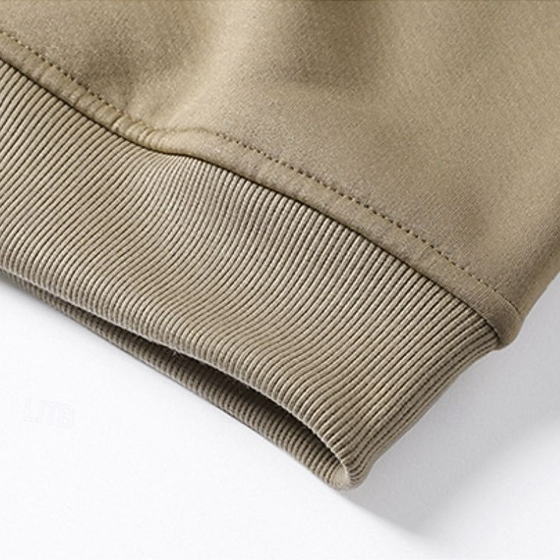 Per uomo Felpa con cappuccio Felpa con cappuccio a zip intera Felpa con cappuccio in pile Felpa con cappuccio foderata in pile Giallo Verde militare Cachi Grigio scuro Con Cappuccio Semplice Patchwork del 2025 a $39.99 –P10