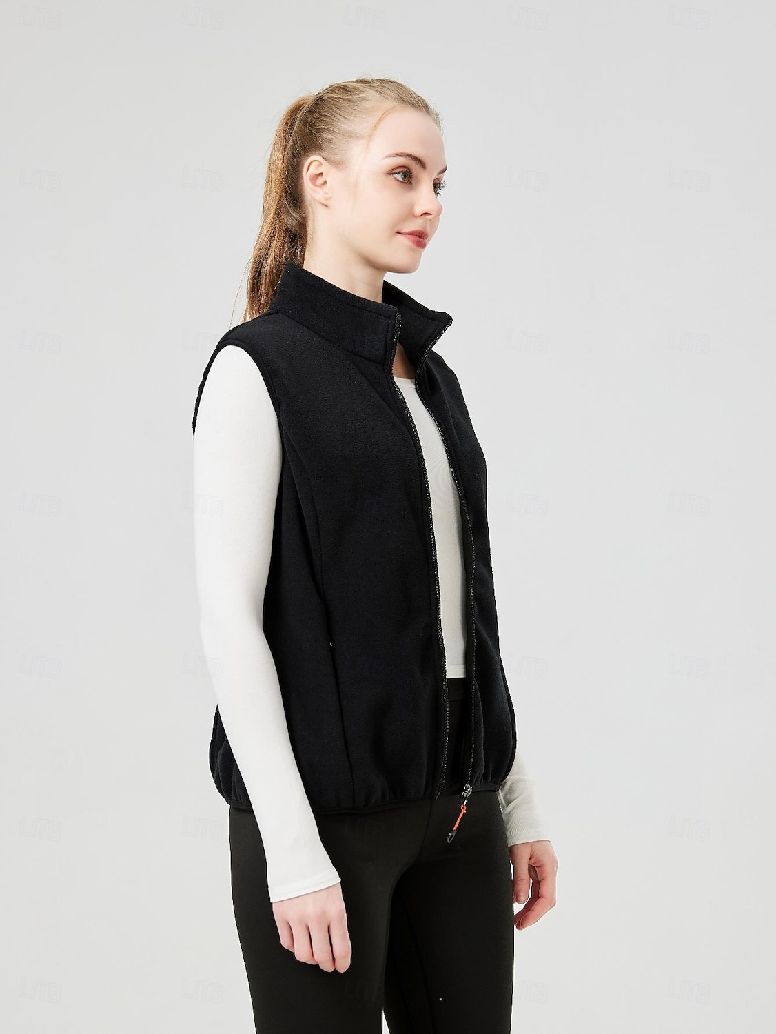 Damen Wanderweste Fleeceweste Thermojacke Winter Draussen Anatomisches Design Frontreißverschluss Dicht Warm Oberteil Einfacher Schieber Vollreißverschluss Camping / Wandern / Höhlenforschung Reisen 2025 - $24.99 –P1