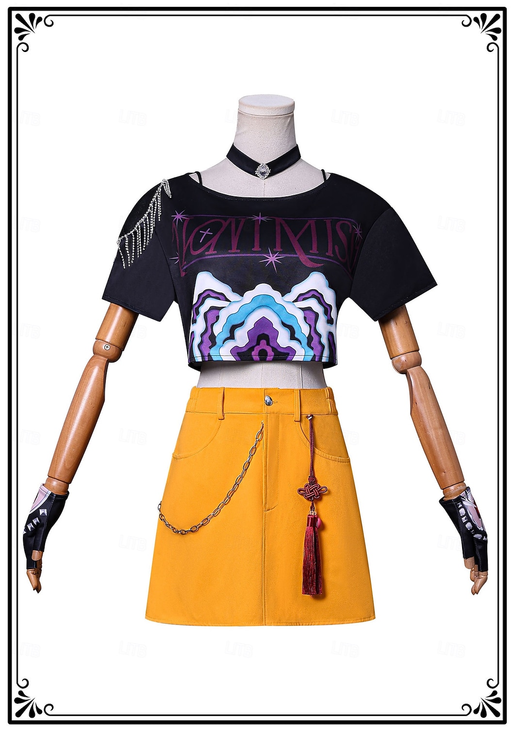 KPop démonvadászok Mira Rúmi Zoey Szerepjáték Jelmezek Csoportos jelmez Jelmez Huntrix Filmsztár jelmez for Női Lány Gyermek Felnőttek Mindszentek napja Farsang Teljesítmény Comic Con Anime Expo 2025 - $63.99 –P12