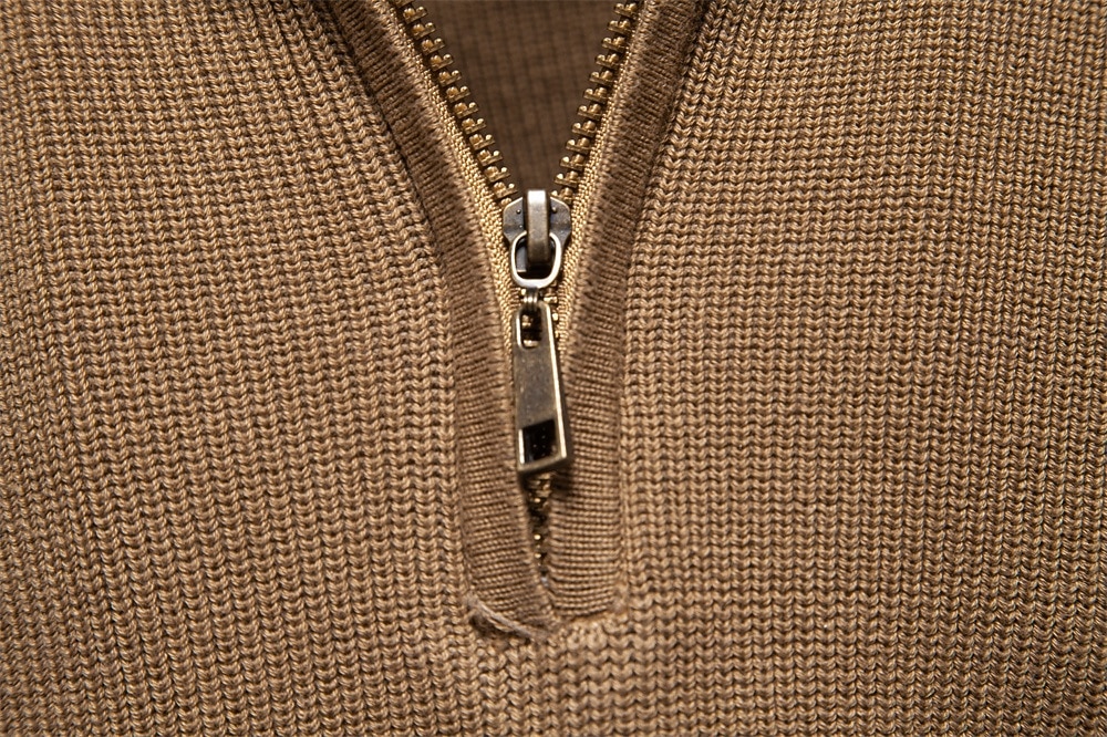 Miesten Pusero Neuloa Tavalliset topit Puolet vetoketjusta Tavallinen Pystykaulus Tyylikäs Aja sivuun Koulu Loma Vaatetus Kevät Syksy Musta Tumma laivastonsininen S M L 2025 - $50.99 –P21