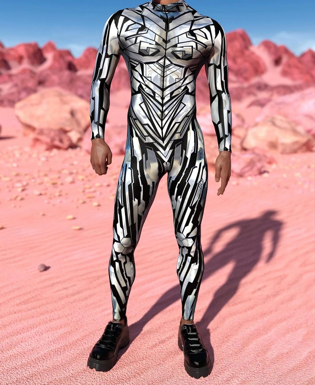 Trajes Zentai estampados Traje de cosplay Body Estampado Disfraz de carnaval Traje de Cuerpo Completo Hombre Mujer Disfraz Sexy Víspera de Todos los Santos Traje para Rendimiento Fiesta Mascarada 2025 - $29.99 –P1