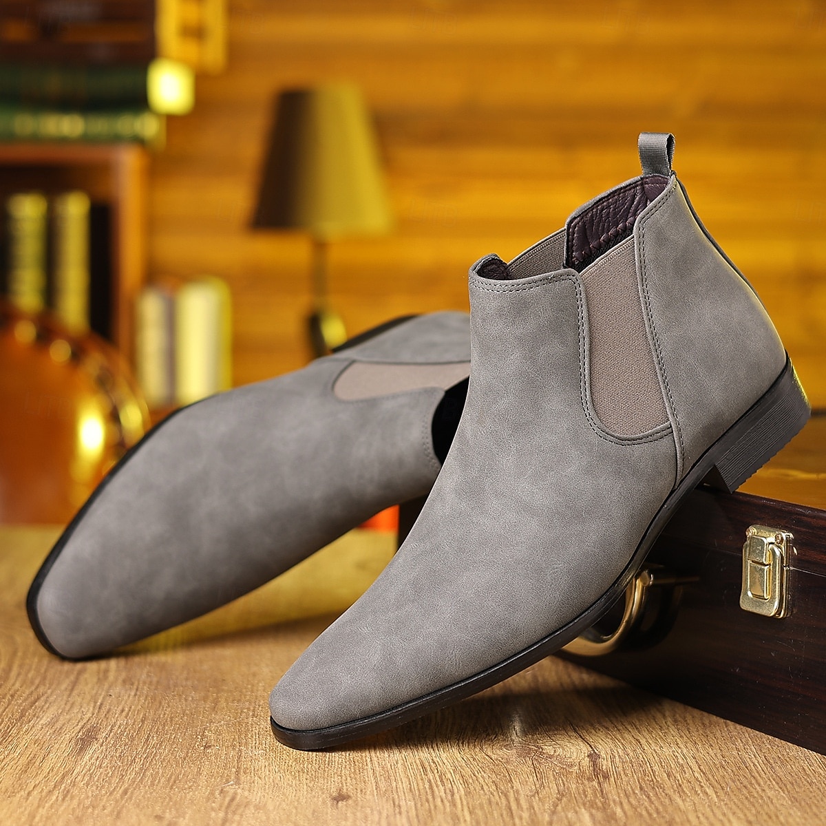 Botines Chelsea para hombre: botines informales de negocios para uso diario y de oficina. 2025 - $64.99 –P18