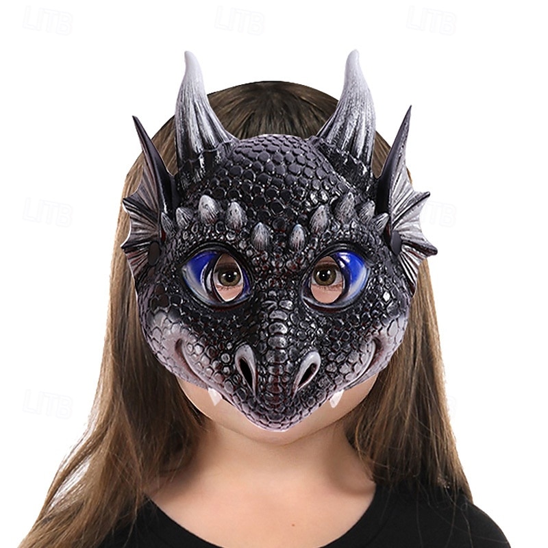 Bambini Ragazze Accessori per capelli Attivo All'aperto Vacanza Drago Stampa animalier Nero Rosso del 2026 a $10.99 –P6