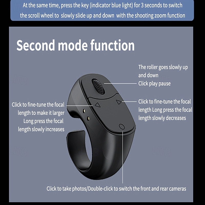 Wireless Mobile Phone Selfie Remote Control Ring Wireless Remote Controller 2025 - $24.99 –P13