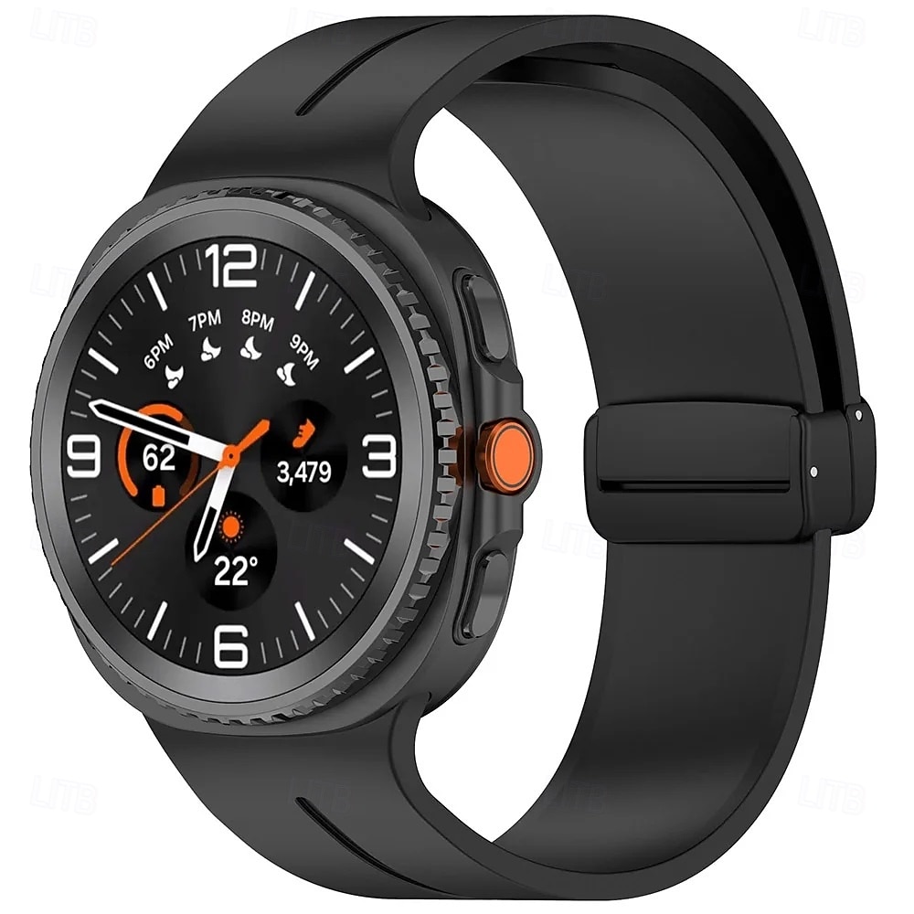 Correa clásica de silicona con hebilla magnética para Samsung Galaxy Watch 8 (44 mm y 40 mm) 2026 - $15.99 –P9