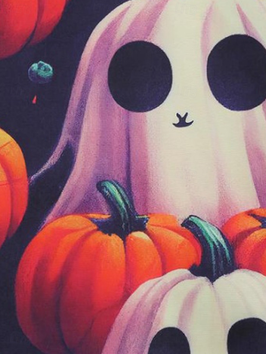 Halloween Naisten Midimekko A linjainen mekko Vapaa-aika Päivittäin Pyhäpäivä Normaali Kurpitsa hämähäkinverkko Lyhythihainen Nelikulmainen kaula-aukko Musta Keltainen Purppura Kesä Kevät Syksy 2025 - $24.99 –P14