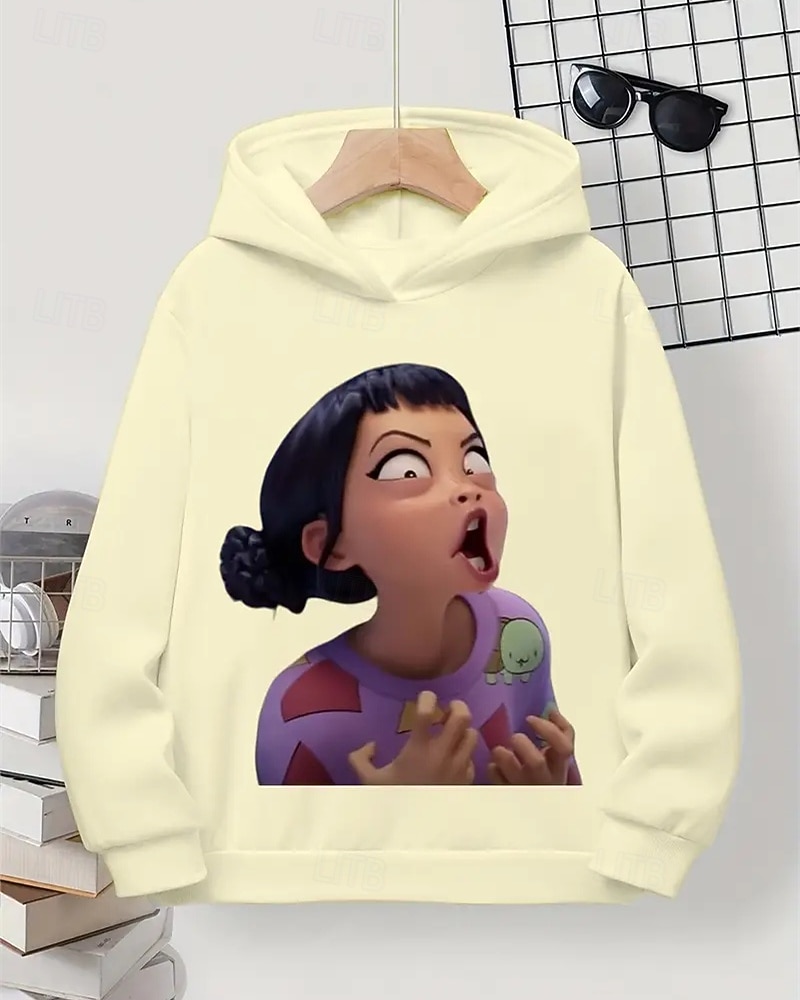 Kpop Demon Hunter Pojkars Tecknad Grafisk Hoodie - Animefigur Tryckt Tröja Med Uttrycksfulla Ögon Mjuk Avslappnad Vintervärme Bekväm Höst &vinterkläder för skolan &lekträffar 2025 - $18.99 –P6