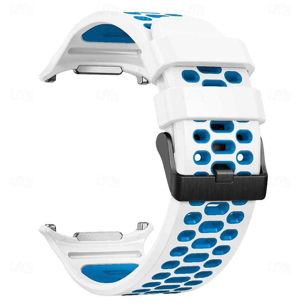 Kellon ranneke varten Samsung Galaxy Katso Ultra Ruostumaton teräs Silikoni Korvaus Hihna Kaksisävyinen Säädettävä Ruostumattomasta teräksestä valmistettu solki Urheiluhihna Ranneke 2026 - $18.99 –P5