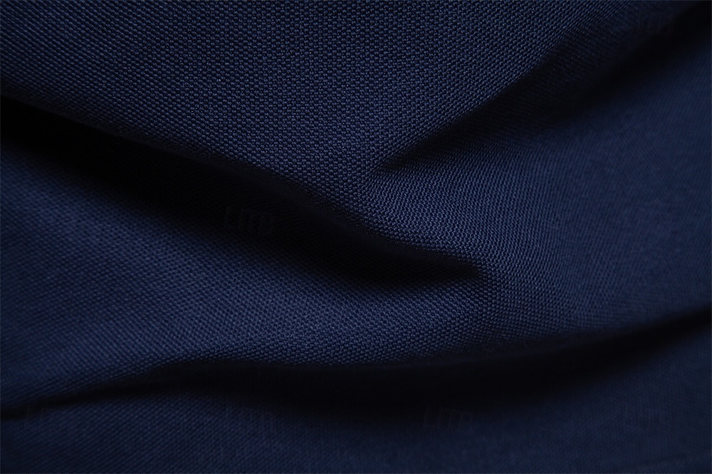 Herre Polo Arbeid Virksomhet Aftæpning Langermet Fritid Bekvem عادي Broderi Fargeblokk Alle årstider Normal Svart Hvit Mørk Marineblå Militærgrønn Lyseblå Polo 2026 - $21.99 –P13