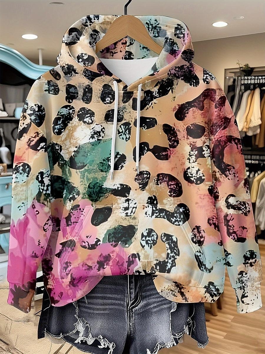 2026年 女性の3Dプリントビンテージボヘミアンフーディーパッチワークフーディースウェットシャツ花柄s花柄グラフィックビンテージレトロカジュアル長袖フード付きレギュラートップスストリートカジュアルブラックブルーオレンジブラウンカーキ秋冬  コレクション – $28.99 –P3