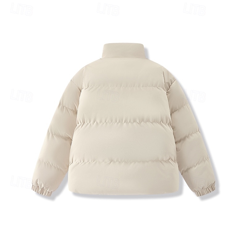 Pánské Puffer bunda Neformální bunda Venkovní Dovolená Teplý Zip Kapsy Podzim Zima Bez vzoru Módní Šik ven Stojáček Standardní Černá Růžová Nebeská modř Khaki Saka 2025 - $45.99 –P4