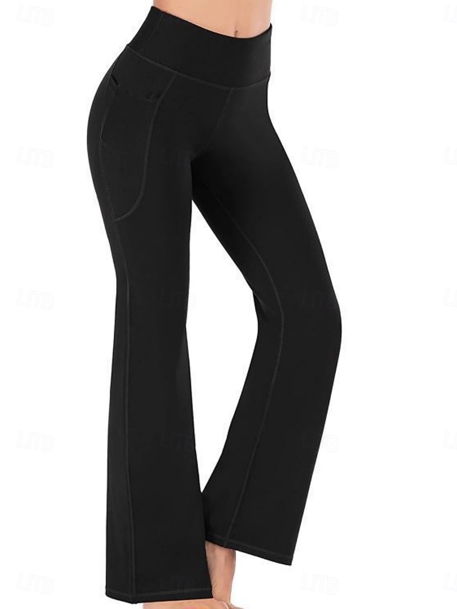 Mujer Polainas Activo Moda Básico Longitud total Alta cintura Color sólido Transpirabilidad Suave Cómodo Elástico Vino Negro Azul Marino Gris Otoño Invierno Ajuste regular 2025 - $22.99 –P5