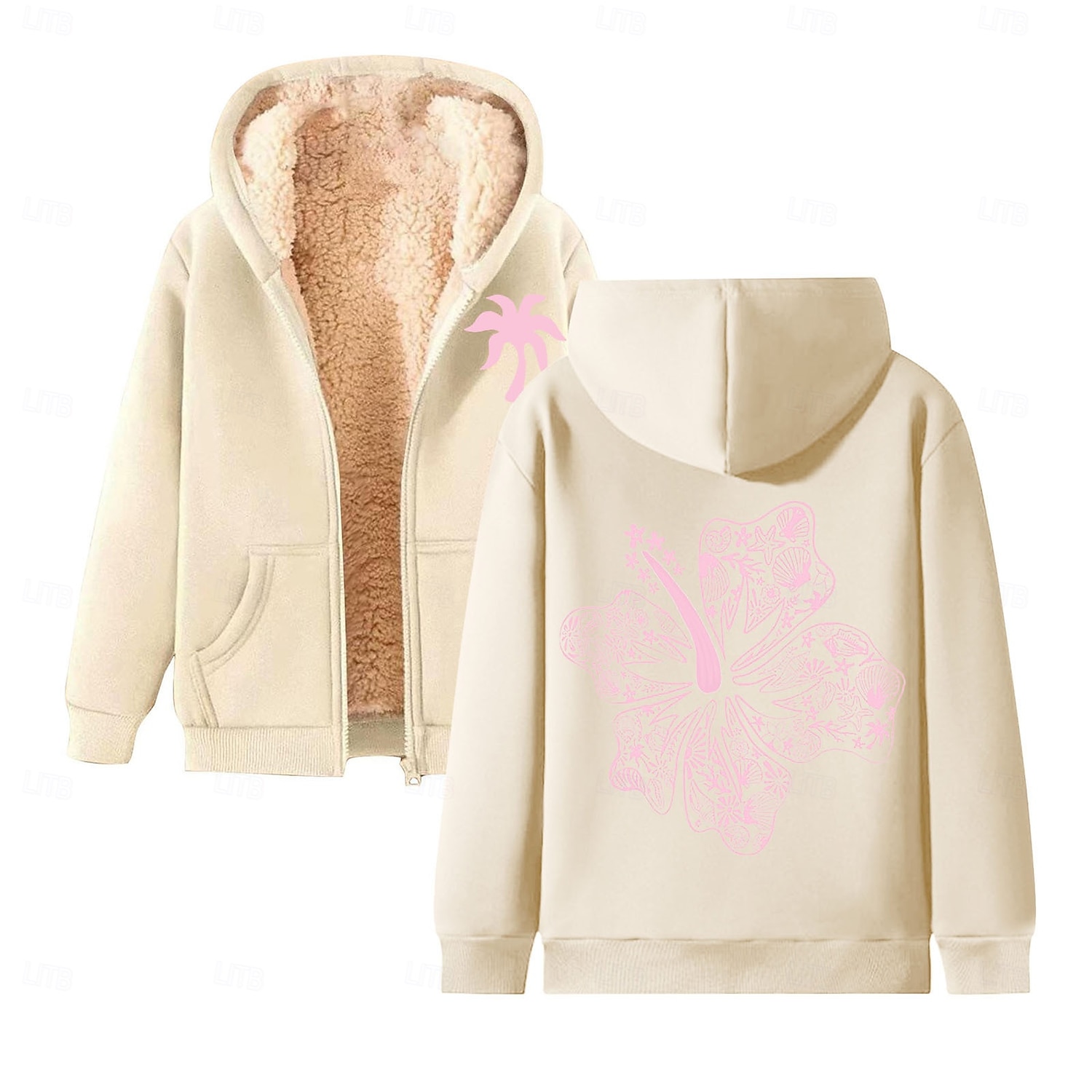 Per uomo Felpa con cappuccio a zip intera Felpa con cappuccio e zip Giacca in Pile Felpa con cappuccio in pile Nero Vino Rosso Verde Cachi Con Cappuccio Floreale Grafico Semplice Cerniera Tasca del 2025 a $20.99 –P5