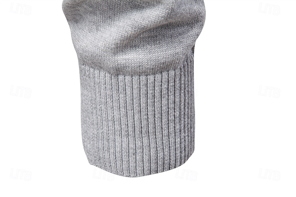 Homme Pull Tricoter Hauts Réguliers Demi-zip Bandes Rayé Col montant ancien Frais École Vacances Vêtement Tenue Printemps Automne Noir Violet S M L de 2025 ? $50.99 –P27