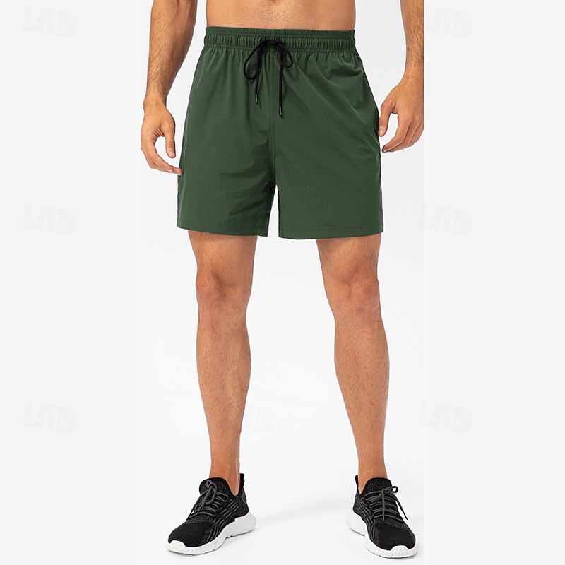 Муж. Шорты для бега Тренировочные шорты С карманами Завышенная Нижняя часть Одежда для спорта и отдыха Для спортивного зала Тренировка Быстровысыхающий Легкость Тренажерный зал Баскетбол Спортивная 2025 - $25.99 –P16