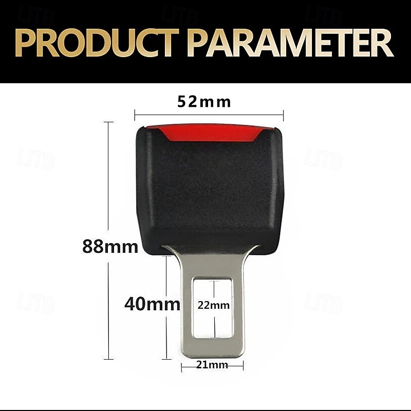 6pcs Car Seat Belt Clip Extension Plug Car Safety Seat Lock Buckle Seatbelt Clip Extender   Converter Accessories 2026 - $16.99 –P3